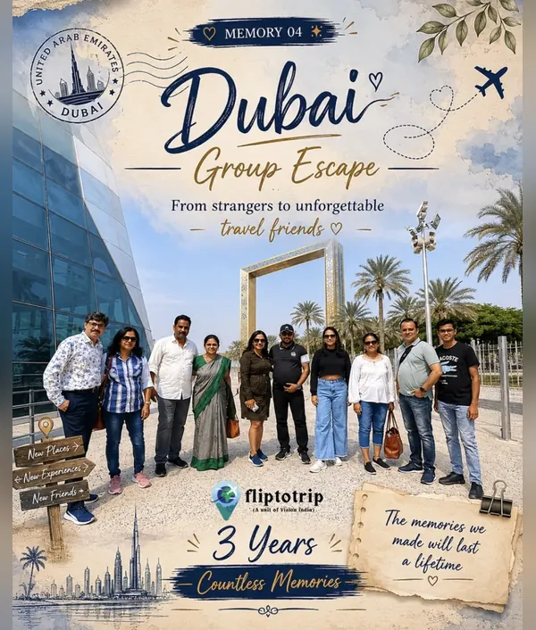 Flip To Trip travellers in Dubai: Strangers to travel friends