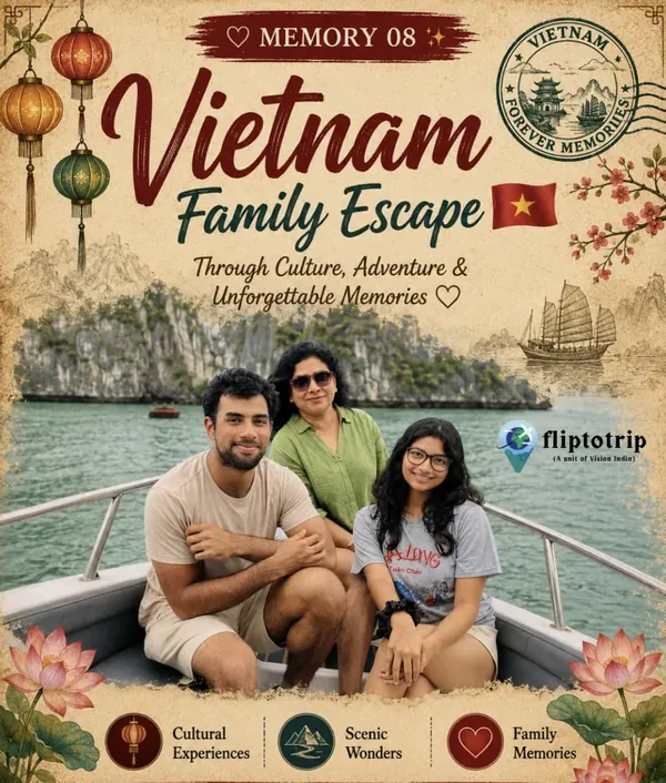 Flip To Trip travellers in Vietnam: Culture & Ha Long Bay